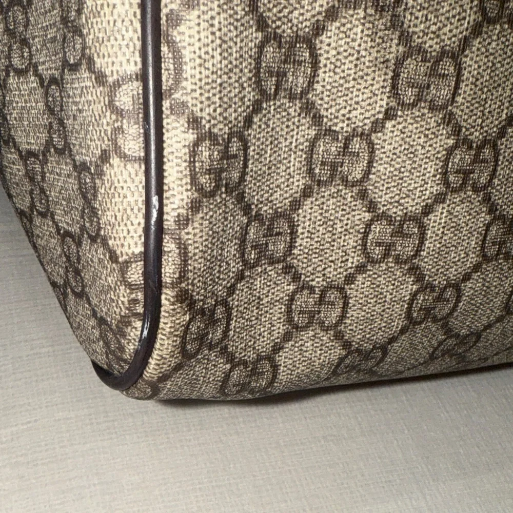 Gucci Monogram GG canvas Duffel Bag with detachable strap